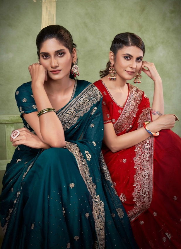 Jayshree 2220 A To D Chiffon Designer Wedding Wear Surat Saree Wholesale Market